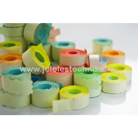 22x12mm CITROM színű árazószalag