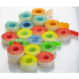 22x12mm FLUO CITROMSÁRGA színű árazószalag