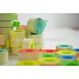 25x12mm CITROMSÁRGA színű árazószalag