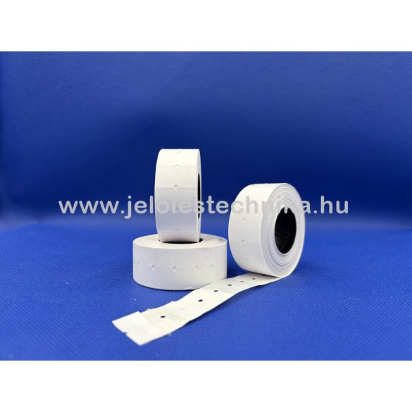 21x12mm MOTEX FEHÉR árazószalag