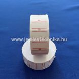 21x12mm MOTEX PIROS csikos árazószalag