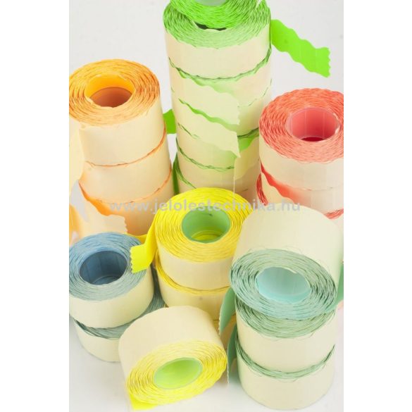 25x16mm CITROMSÁRGA színű árazószalag