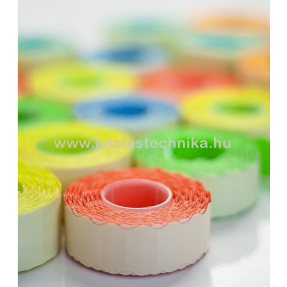 25x16mm CITROMSÁRGA színű árazószalag