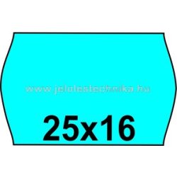 25x16mm KÉK színű árazószalag