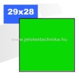 29x28mm FLUO ZÖLD Blitz (olasz) árazószalag