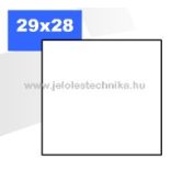 29x28mm FEHÉR Blitz (olasz) árazószalag