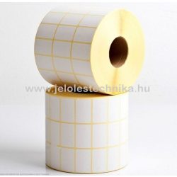   20x32mm THERMO 3 PÁLYÁS öntapadós címke, 3x3000=9000db/tekercs