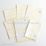Íves 40x70mm öntapadós címke 60db/csom