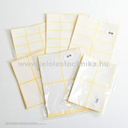 Íves 40x70mm öntapadós címke 60db/csom