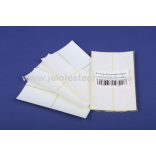 Íves 40x70mm öntapadós címke 60db/csom