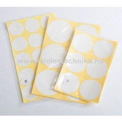 Íves 30mm öntapadós körcímke 60db/csom