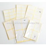 Íves 35x50mm öntapadós címke 60db/csom