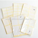 Íves 25x50mm öntapadós címke 60db/csom