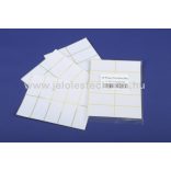 Íves 25x50mm öntapadós címke 60db/csom