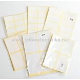 Íves 20x38mm öntapadós címke 60db/csom