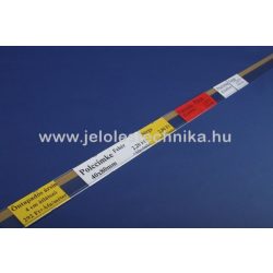 Öntapadós ársín polcszélre (4cm) átlátszó