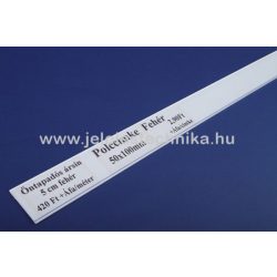 Öntapadós ársín polcszélre (5cm) átlátszó
