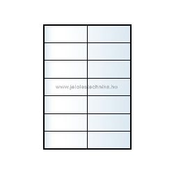Íves A4 etikett = 105x42,4mm; 14db/ív; 100 ív/doboz