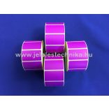 25x45mm Thermo LILA színű öntapadós címke, 1 000db/tekercs