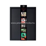 Krétatábla 40x60cm lakkozott fekete kerettel + ajándék krétamarker