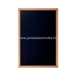 Krétatábla 60x80cm lakkozott tölgy kerettel + ajándék krétamarker